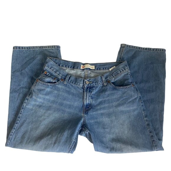 Levis 550 Relaxed Fit Jeans Mens 14H Huskey 33x28 Blue Denim Straight Leg - Picture 6 of 14